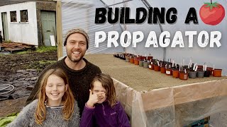 Building a Propagator DIY  Our FIRST year Polytunnel growing [upl. by Vaughn]