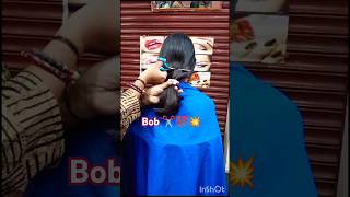 Very thick long hair BOB HAIR CUTTING TRICK 🔥🤗 [upl. by Orton]