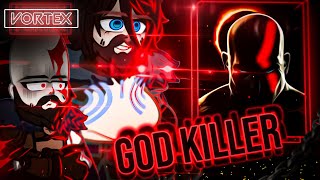 God of War Ragnarök Gods react to Kratos  God of War  Gacha react 🇺🇸🇧🇷 [upl. by Cathlene]