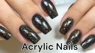 Acrylic Nails  How to do acrylic nail correction  Easy way acrylic nails [upl. by Ianahs419]