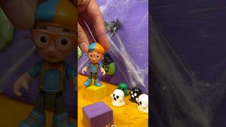 Blippis Halloween FLOOR IS LAVA CHALLENGE Candy Prize at the END blippi shorts [upl. by Queen]