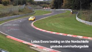 Lotus Evora testing at the Nürburgring Nordschleife [upl. by Eamon802]