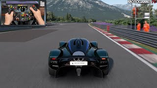 Gran Turismo 7  2021 Aston Martin Valkyrie  Thrustmaster SF1000 Gameplay PS5 [upl. by Neeven]