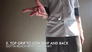 Begleri Tutorial 4  Basic Transitions Between Grips Beginner [upl. by Helena]