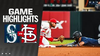 Mariners vs Cardinals Game Highlights 9624  MLB Highlights [upl. by Wiseman]