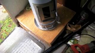 How to Install a Kimberly Wood Stove in a motorhome [upl. by Eadrahc900]