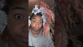 Bleaching and Dying My Locs Ginger [upl. by Moran145]