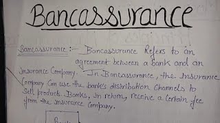 what is Bancassurance   Benefits of Bancassurance  Banking and insurance bcom  Ashima Classes [upl. by Leanna]