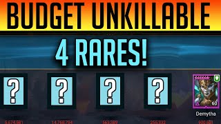 ULTIMATE BUDGET UNKILLABLE SLOWER TEAMS JUST NEED DEMYTHA  Raid Shadow Legends [upl. by Yrad]