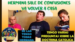 HERMANA SE CONVENCE DE LA VERDADSOBRELA DOCTRINA CATOLICA [upl. by Tepper166]