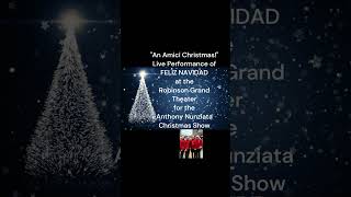 Amici sings quotFELIZ NAVIDADquot Live Performance [upl. by Abernon]