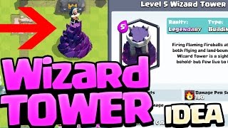 Clash Royale NEW LEGENDARY BUILDING Concept [upl. by Eceerehs]