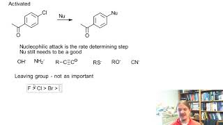 Nucleophilic Aromatic Substitution Nucleophiles and leaving groups [upl. by Eisset]