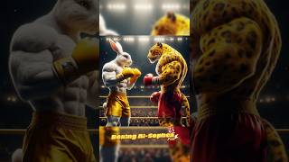 BOXING AiSophea Rabbit 🆚 Leopard who win this match cat animals funny bataleon aaron bebob [upl. by Starr]