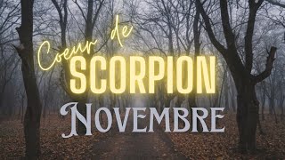 Coeur de Scorpion Novembre  Confirmation de ton intuition  Guidance Sentimental Relationnelle [upl. by Neeliak]