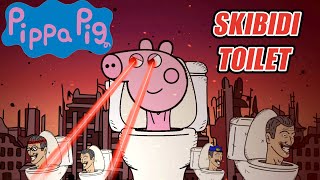 Pippa Pig Animada  Skibidi Toilet Historia Completa [upl. by Asiled]