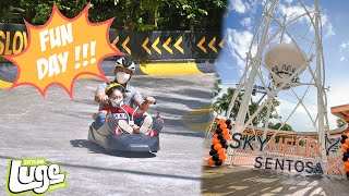 Fun Day at Skyline Luge and SkyHelix Sentosa Singapore [upl. by Center]