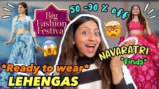 Huge MYNTRA Ready to wear Lehenga Sale Haul😱Fully stitched Lehenga lehenga myntrahaul [upl. by Adnocahs]