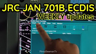 Weekly Updates ECDIS JRC JAN701B [upl. by Landel]