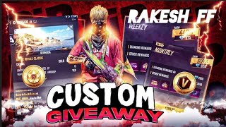 Rakesh ff is live free fire diamond giveaway free redeem code giveaways gyangaming shorts [upl. by Goles]