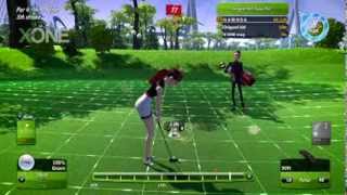 Powerstar Golf Gameplay 1  Xbox One  Lets Play Powerstar Golf German [upl. by Creight]