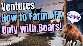 How to farm⚒️ Ton of Materials Weapons amp Ammo🧺 AFK in ventures👀🔥  Fortnite STW [upl. by Etti]