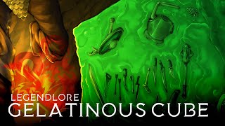 DampD Legendlore The Gelatinous Cube  DampD 5E Creature Breakdown [upl. by Zurkow]