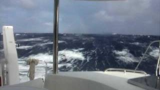 46 Catamaran in big seas [upl. by Daraj]