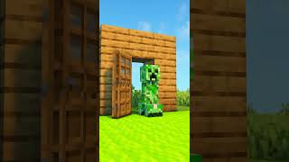 How Mobs Open Doors in Minecraft shorts [upl. by Eeralav]