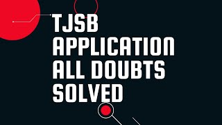 TJSB Application form all doubts solved 😊pls like [upl. by Atnek]