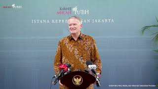 Keterangan Pers Sekjen OECD Mathias Cormann Jakarta 28 November 2024 [upl. by Auburta]