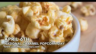 Happy National Caramel Popcorn Day 🍿 🍿🍿🍿 nationalday caramelpopcorn [upl. by Crosse]