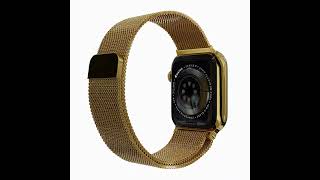 24k Gold Apple Watch 10 with Gold Milanese Strap  Goldgenie  Video applewatch10 [upl. by Eniffit]