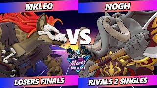 LMM Miami 2024 LOSERS FINALS  Nogh Loxodont Vs MkLeo Forsburn Rivals of Aether 2  RoA2 [upl. by Byler310]