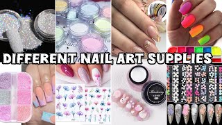 Nail art tools knowledge  different tools and product information to do different nail art💅 [upl. by Yenor797]