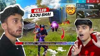 AJJUBHAI CAME IN MY SOLO VS SQUAD MATCH amp THIS HAPPENED🔥 FREE FIRE MAX [upl. by Rabbaj775]