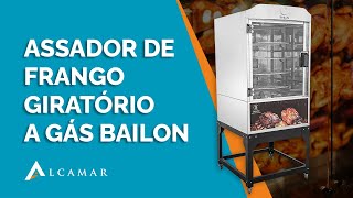 Assador de Frango e Carnes Giratório a Gás Bailon Grill 360 70Kg Bivolt [upl. by Iago477]