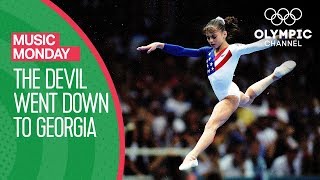 Dominique Moceanus Floor Routine with Devil Went Down to Georgia  Music Monday [upl. by Dhar]