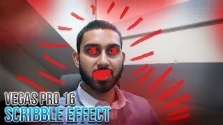 How To Create Scribble Effect in Vegas Pro 16 [upl. by Ande]