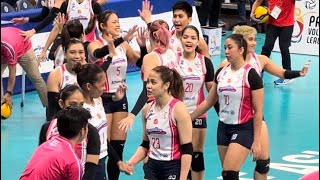 Creamline after the game against Choco Mucho Game 1 Finals Dec 14 2023 [upl. by Ferwerda83]