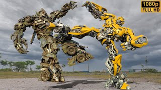 Transformers The Last Knight Bumblebee vs Megatron  Paramount Pictures HD [upl. by Imaon]