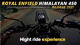 2023 Royal Enfield Himalayan 450 Mileage Test  Kitna Deti Hai [upl. by Sabino]