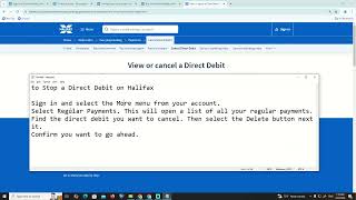 How to Stop a Direct Debit on Halifax [upl. by Rollin]
