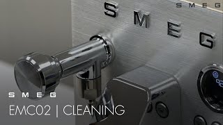 How to Clean and Maintain your Machine  Smeg EMC02 [upl. by Spillihp]