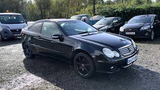 2006 MercedesBenz C180 Coupe Walk Around qcarscouk [upl. by Daph302]