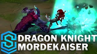 Dragon Knight Mordekaiser 2019 Skin Spotlight  PreRelease  League of Legends [upl. by Aknaib]