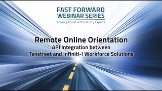 Fast Forward Expert Roundtable 3 Tenstreet API Integration [upl. by Arvonio]