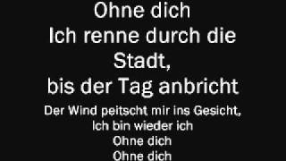 Christina Stürmer  Ohne Dich Lyrics amp English Translation [upl. by Gehlbach]