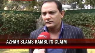 Azharuddin rubbishes Kamblis claims [upl. by Anehc]