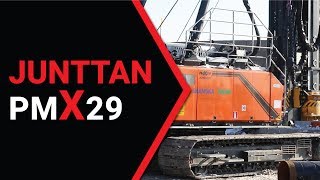 Junttan pmX29 Pile Driving Rig  Pile Driving Technology  Concrete piles steel piles [upl. by Sardella]